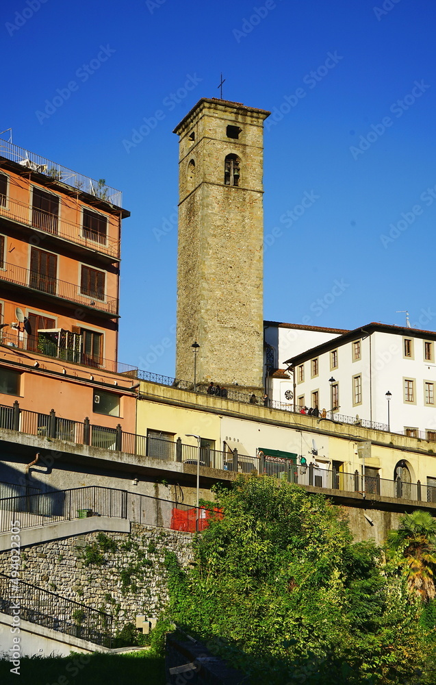 View of Castelnuovo Garfagnana, Tuscany, Italy