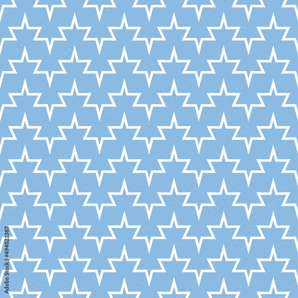 Blue seamless pattern with white zig zag lines Blue seamless pattern with white zig zag lines