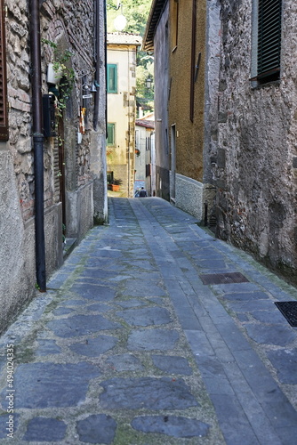 Alley in the village of Gallicano in Garfagnana  Tuscany  Italy