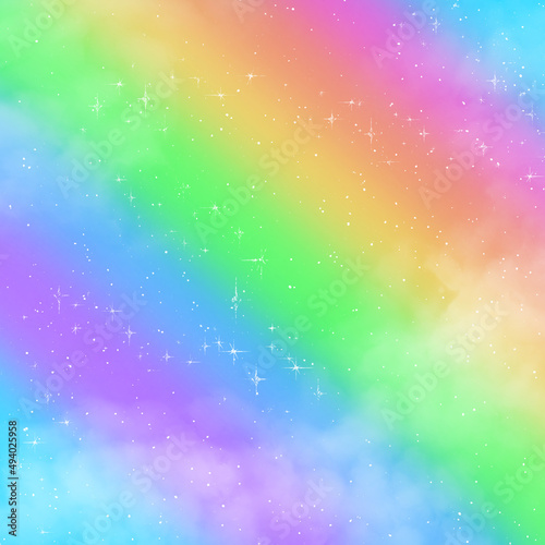 Stars in Rainbow