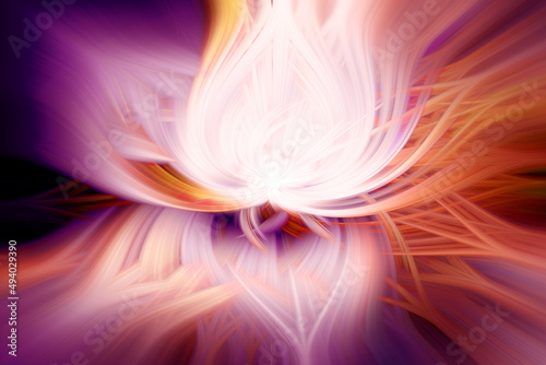 Multi Color Abstract Gradient Crossing Wavy Background.