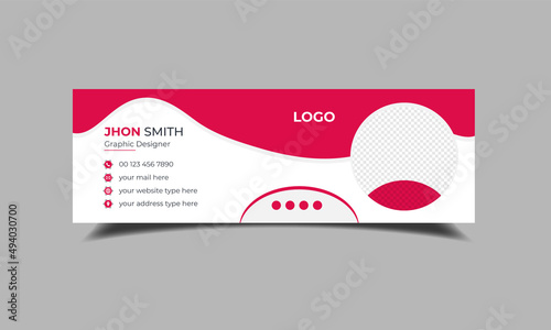 Email Signature, Corporate Email Signature Template, Web Email Signature, Email Signature Design, Modern Email Template Design