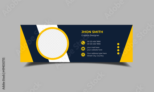 Email Signature, Corporate Email Signature Template, Web Email Signature, Email Signature Design, Modern Email Template Design