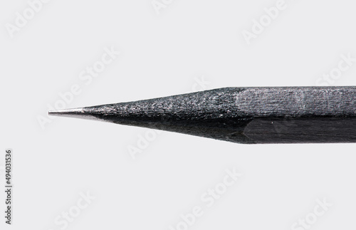 A macro shot of the tip of a pencil