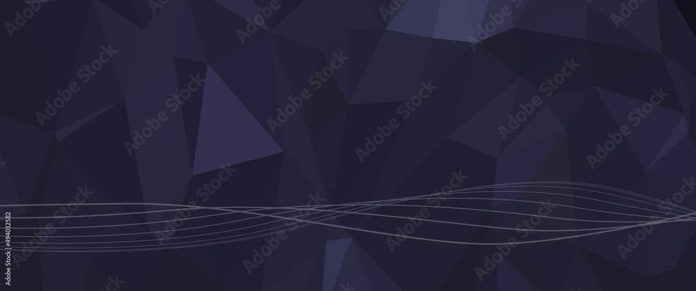 Obraz premium Abstract mozaic background vector design template with asymmetric lines or waves. Perfect for background, backdrop, illustration, banner, flyer background.