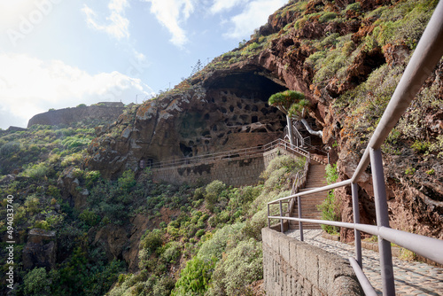 Beautiful view of Valeron Monastery in Gran Canaria, Spain photo