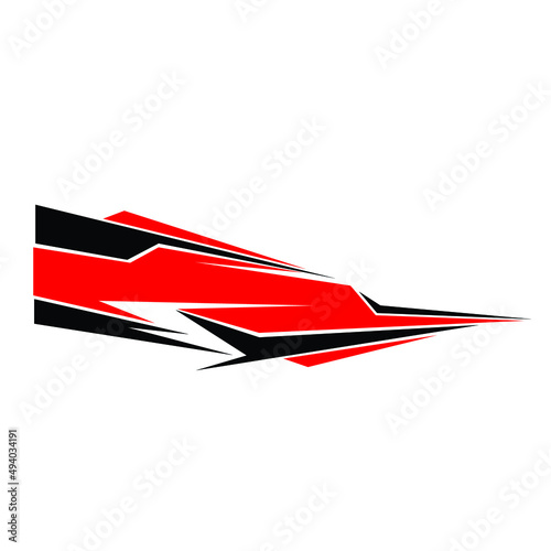 Racing car sticker vector. Print car stickers. Car sticker decoration.