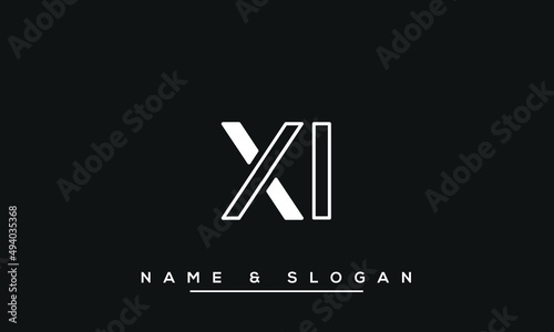 XI,  IX,  X,  I   Abstract  Letters  Logo  Monogram