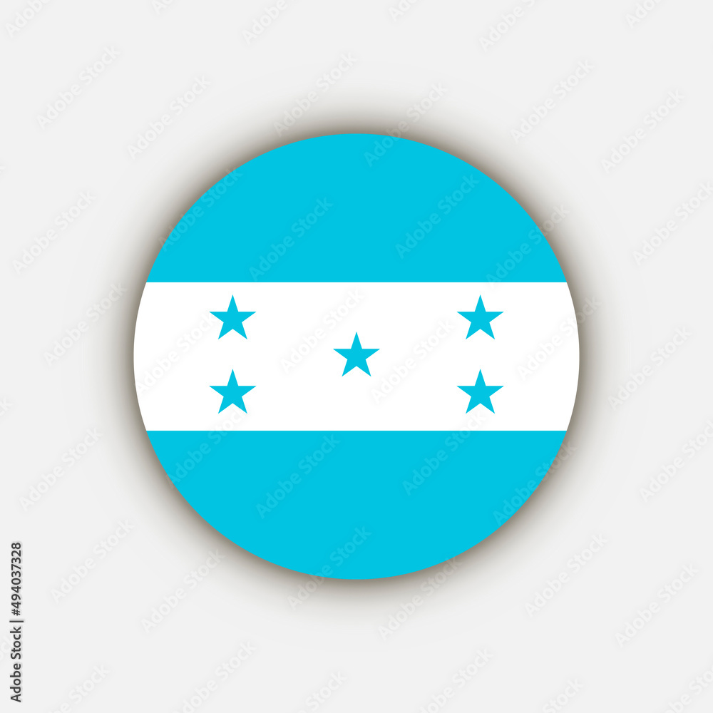 Country Honduras. Honduras flag. Vector illustration. Country Honduras. Honduras flag. Vector illustration.