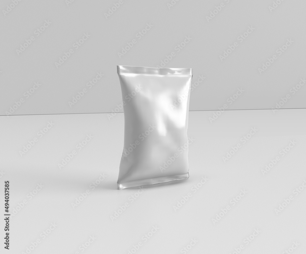 Sachet packaging nourriture vue de côté