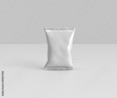 Sachet packaging nourriture vue de face