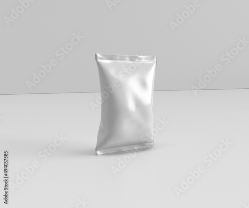 Sachet packaging nourriture vue de côté