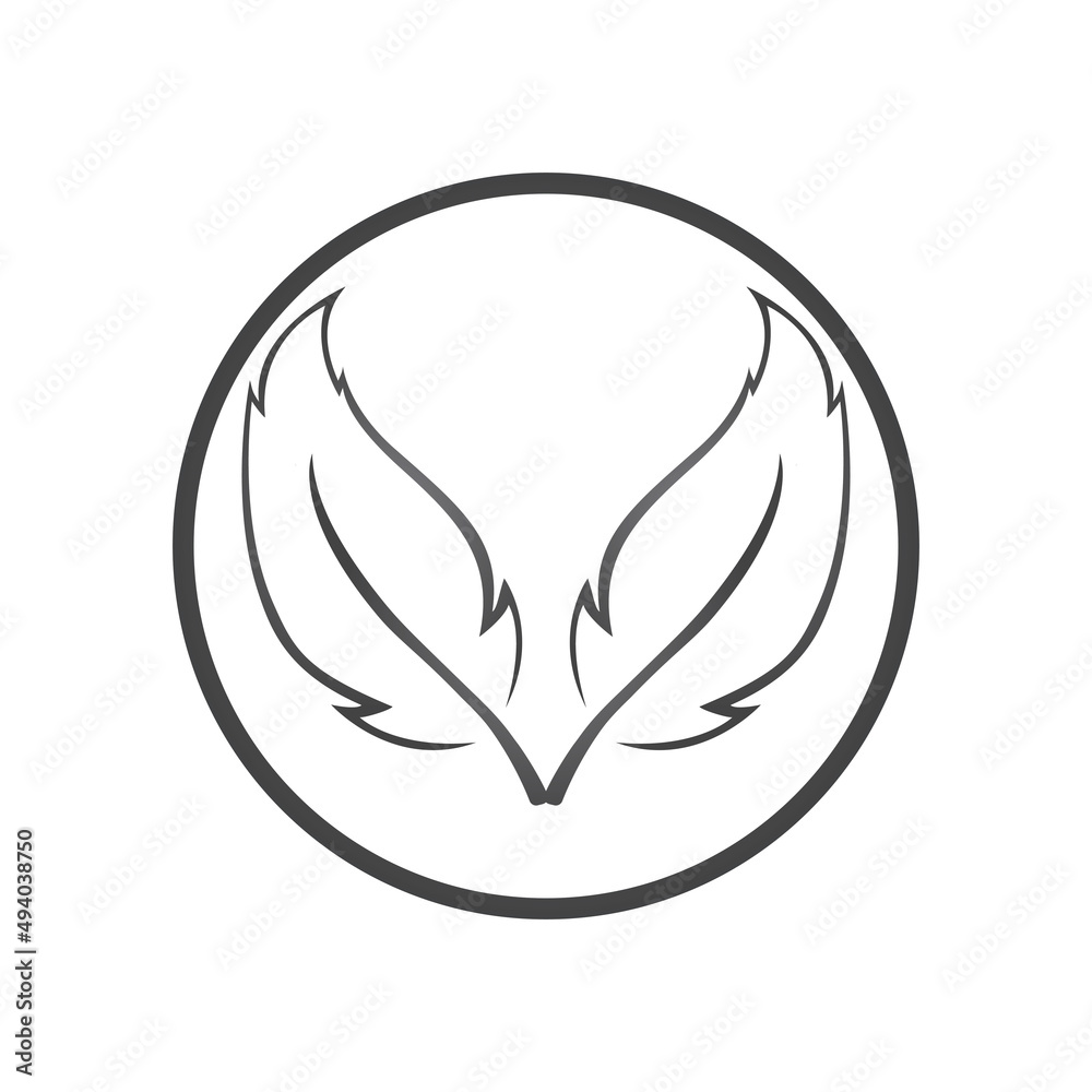leaf logo vector template ilustrator and icon design leaf logo vector template ilustrator and icon design