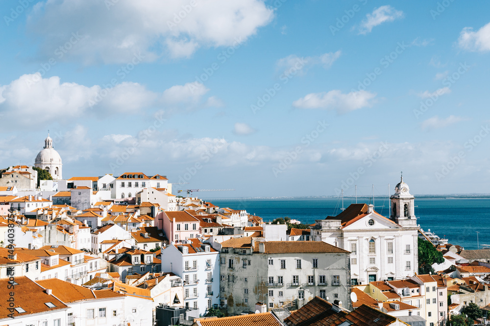 Views of the city of Lisbon, Portugal
