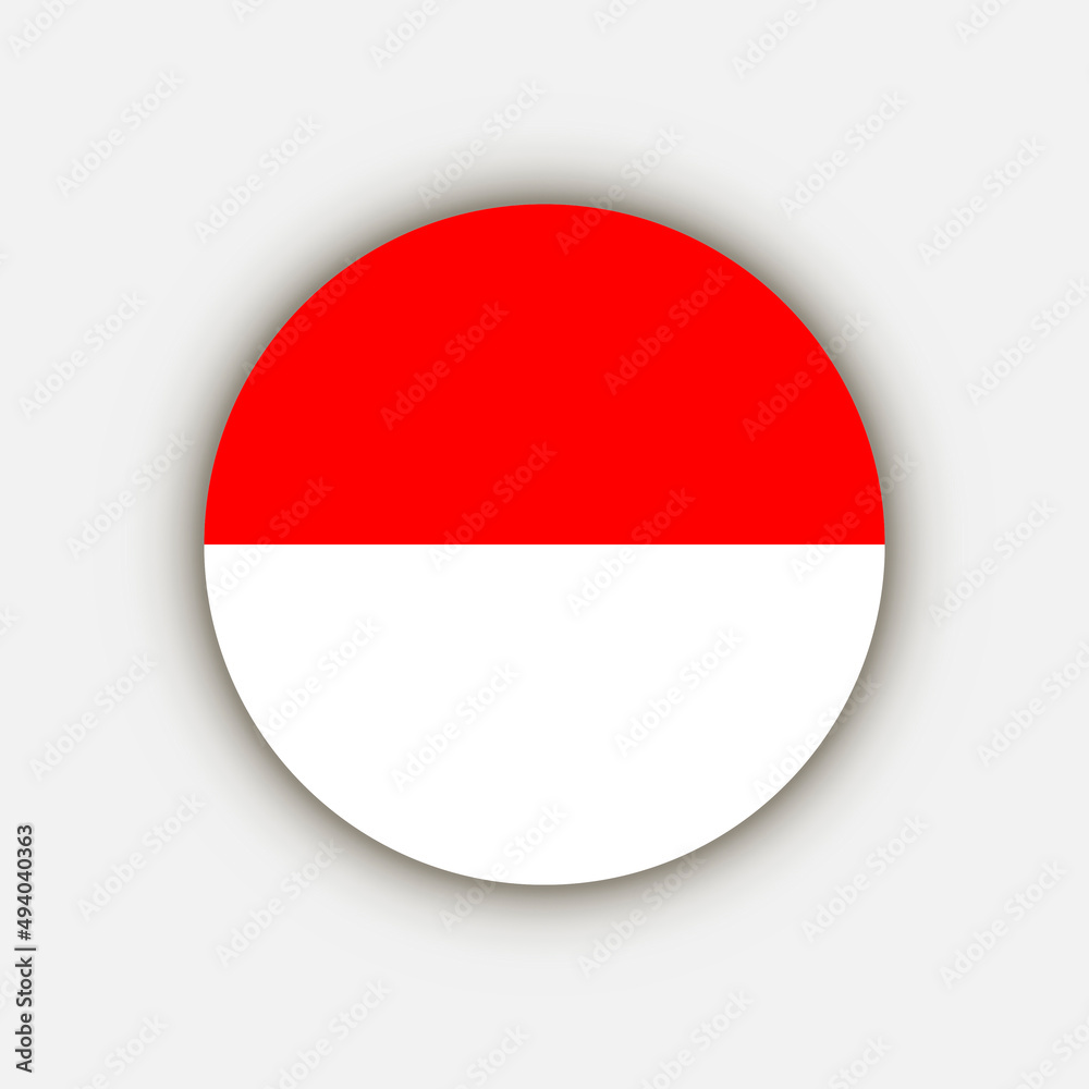 Country Indonesia. Indonesia flag. Vector illustration. Country Indonesia. Indonesia flag. Vector illustration.