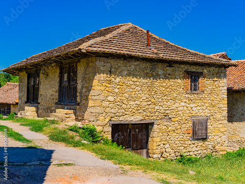 Old Rajac wine cellar house in Serbia photo