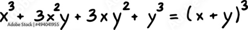 math formula handwriting