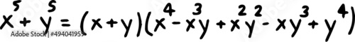 math formula handwriting
