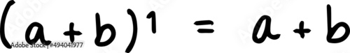 math formula handwriting