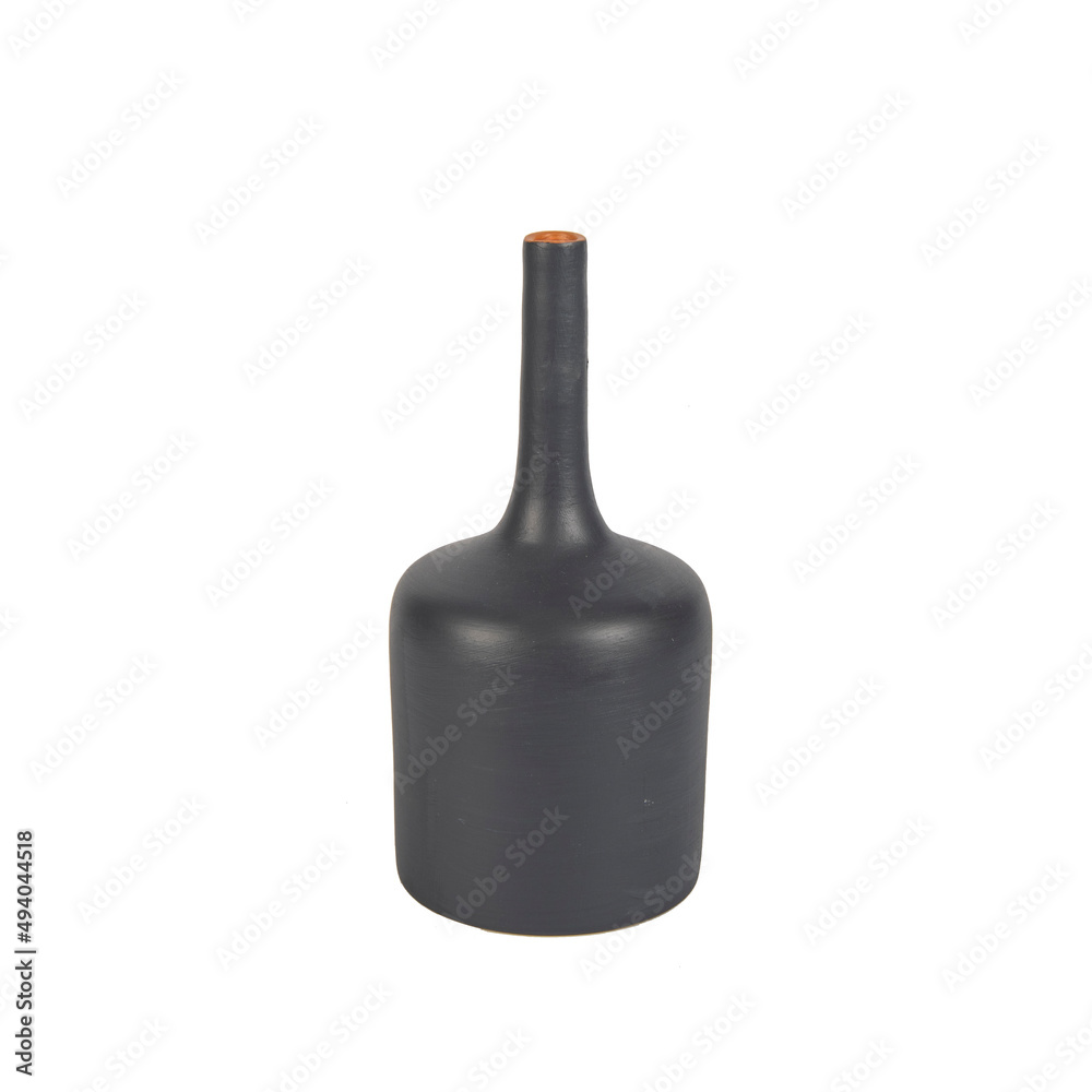 ceramic vase modern home decor isolated on white ceramic vase modern home decor isolated on white