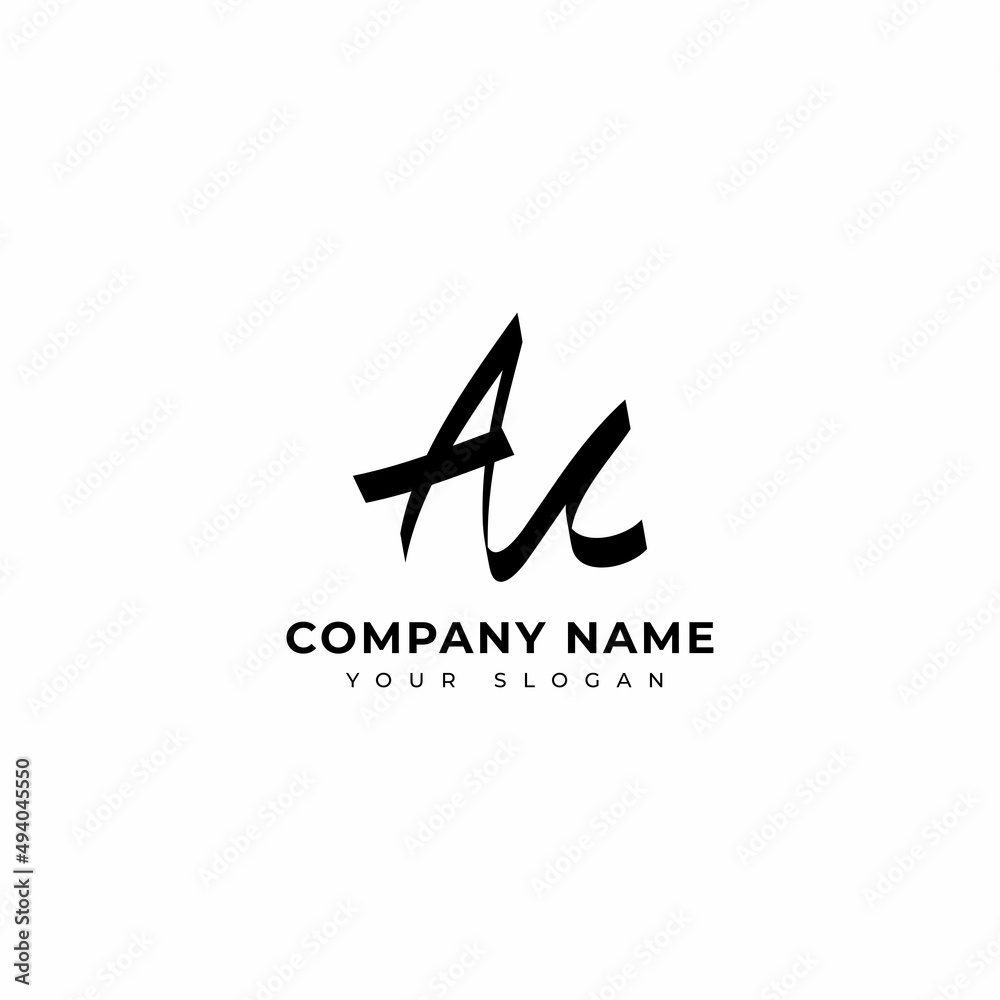 Ac Initial signature logo vector design Ac Initial signature logo vector design