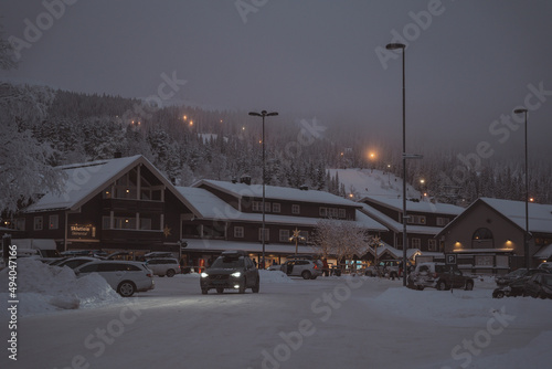 Trysil ski resort in Norway. 
