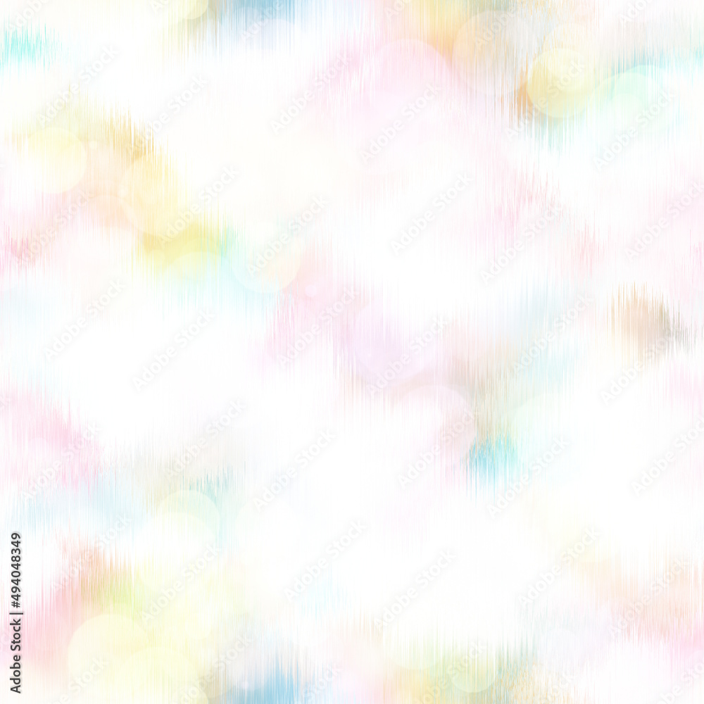 Seamless pale pastel tie dye bokeh texture. Soft tone on tone summer repeat background with washed out sun bleached ink dyed effect. Seamless pale pastel tie dye bokeh texture. Soft tone on tone summer repeat background with washed out sun bleached ink dyed effect.