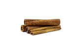 Four fragrant cinnamon sticks