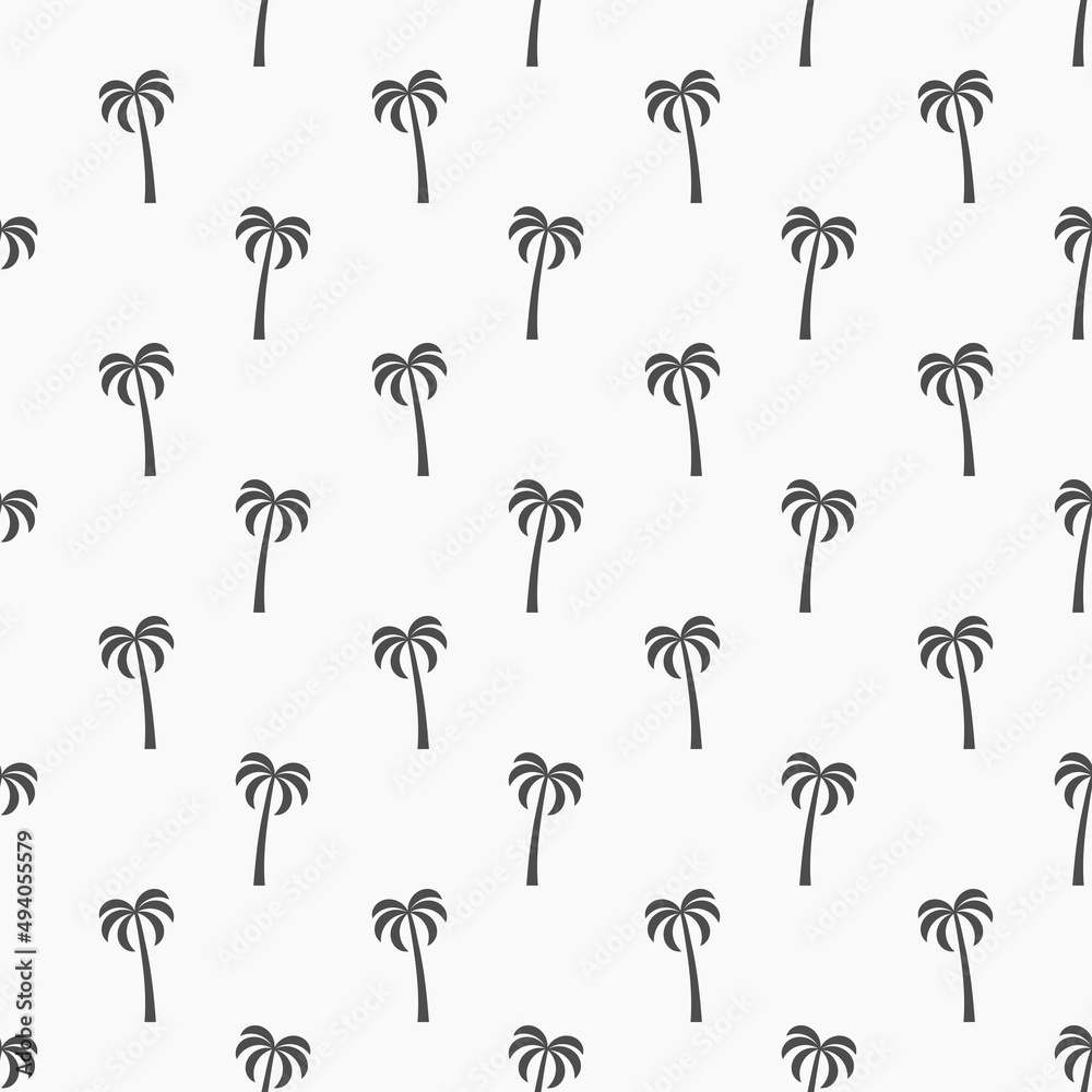 Palm trees seamless pattern. Palm trees seamless pattern.
