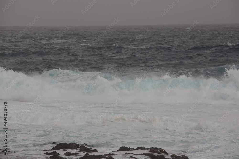 waves breaking on the beach waves breaking on the beach