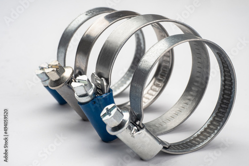 Metal clamps with different...