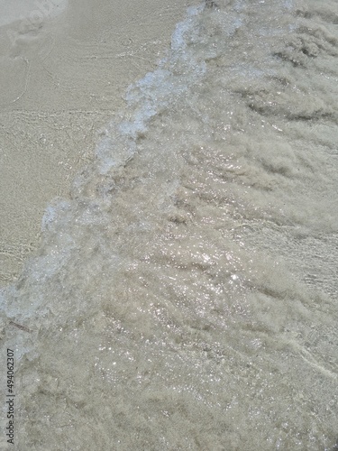 waves on the beach