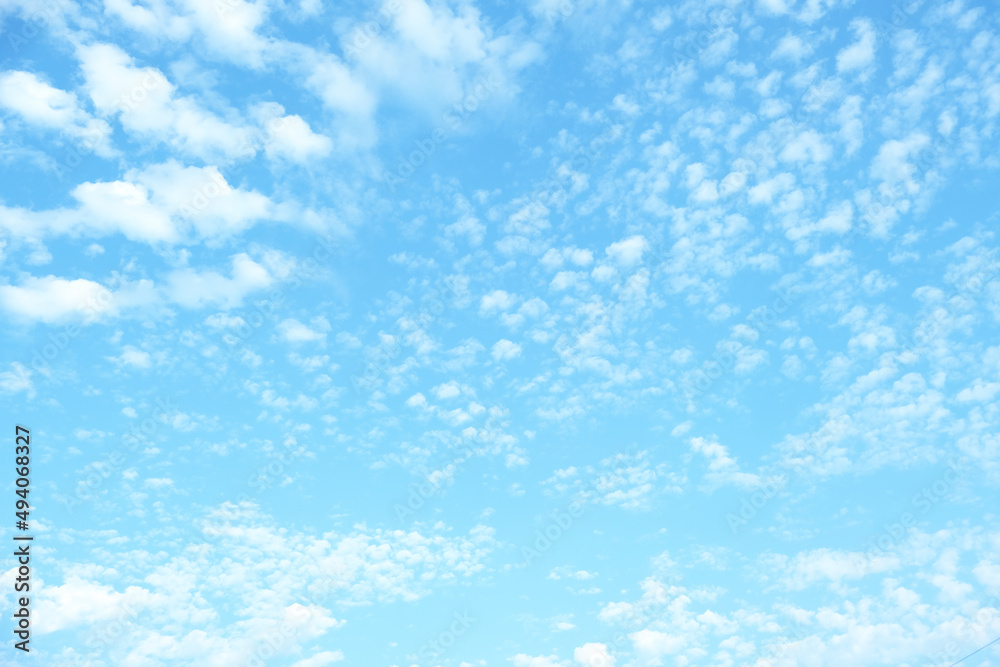 Obraz premium Blue sky and white cloud.