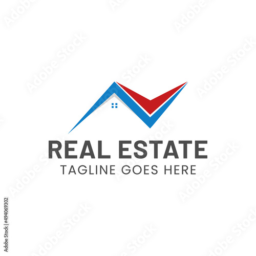 modern business logo, house building logo