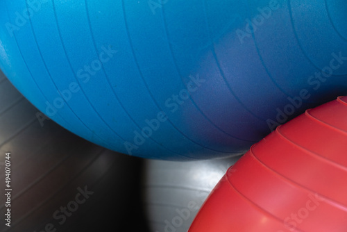Pilates ball close up