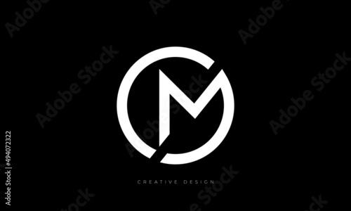 CM circle minimal brand logo