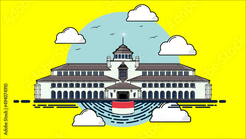 Gedung Sate Landmark Building photo