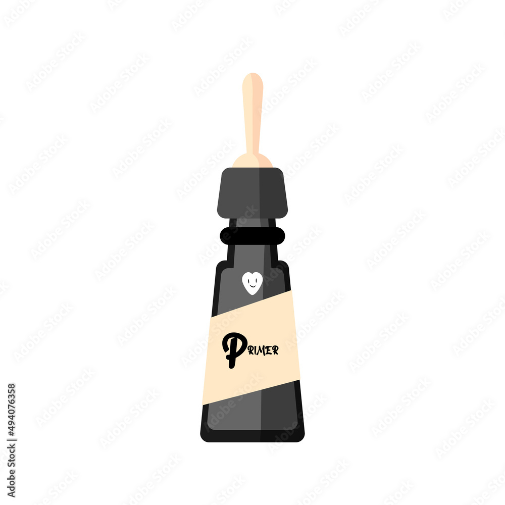 Isolated black cream men makeup beauty vector illustration Isolated black cream men makeup beauty vector illustration