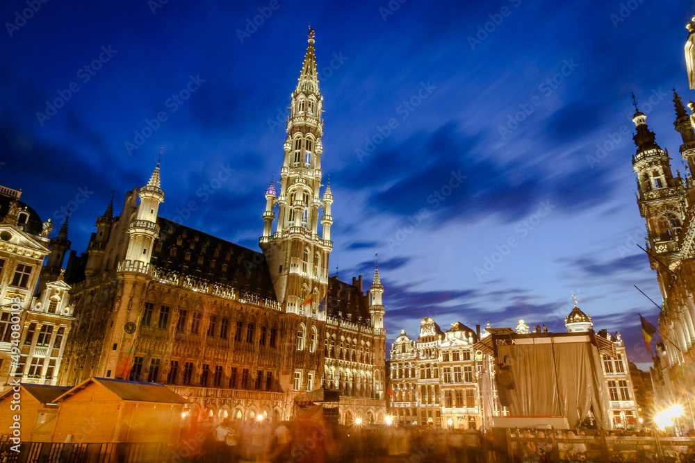 The Town Hall in the city of Brussels, Belgium