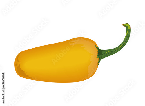 yellow chili pepper vegetable