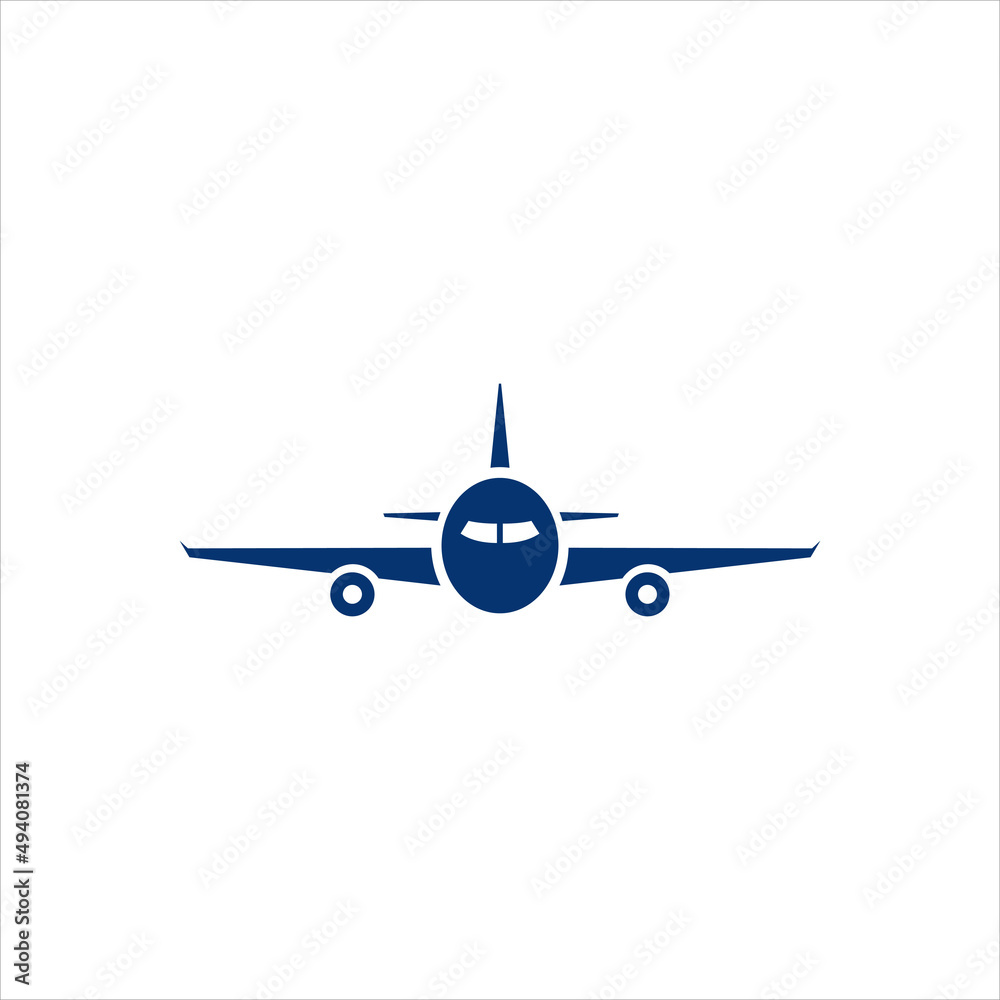 Simple plane medical vector template Simple plane medical vector template