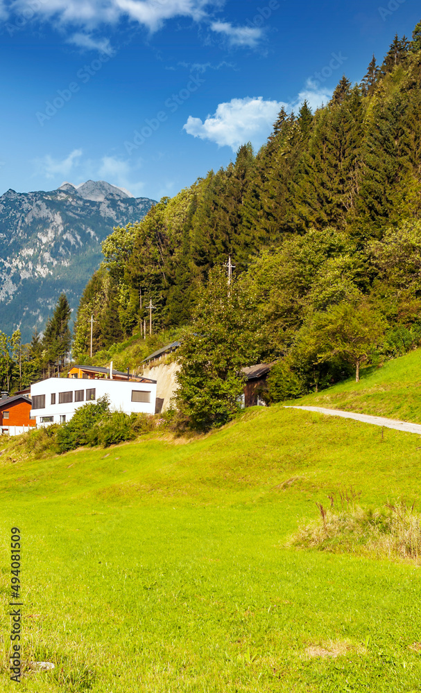 Village of Gosau in Austria