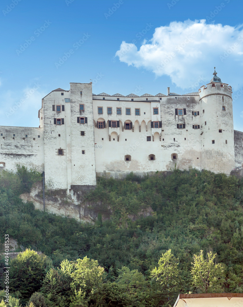 City of Salzburg in the Austrian Alps