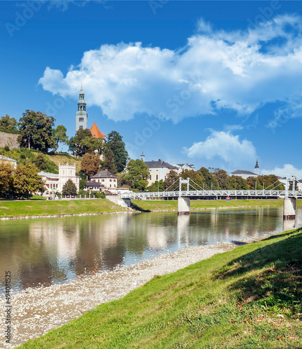 City of Salzburg in the Austrian Alps