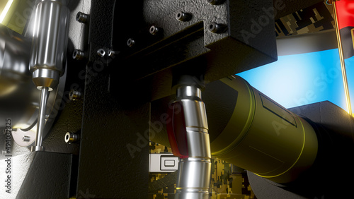 3D render of Javelin. One of the best guns used by the Ukrainian army against Russia.