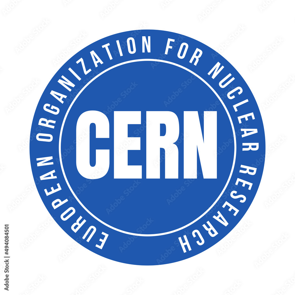 CERN symbol icon European organization for nuclear research CERN symbol icon European organization for nuclear research