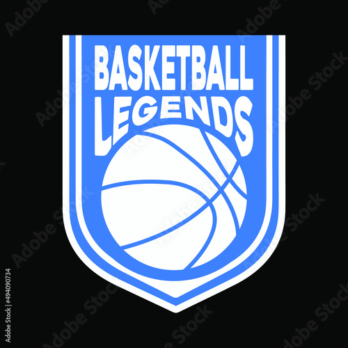 Basketball Typography High-Quality T-shirt Design Template, Sticker, Jersey, Logo