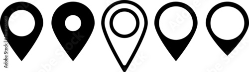 set of map pointers. Set of map pin icons. navigation pin sign. Maps pin. Location map icon. Location pin icon. Map pin place marker design