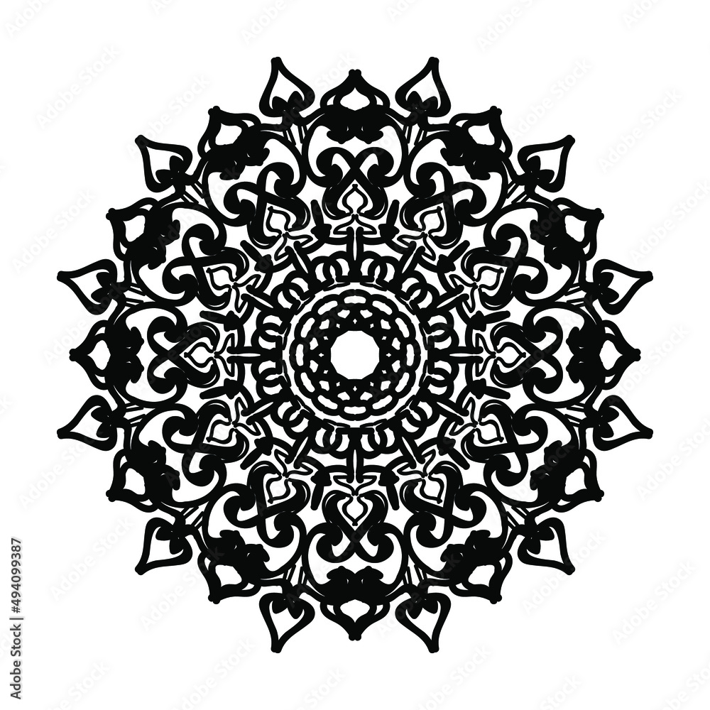 Hand drawn mandala. decoration in ethnic oriental doodle ornament. Hand drawn mandala. decoration in ethnic oriental doodle ornament.