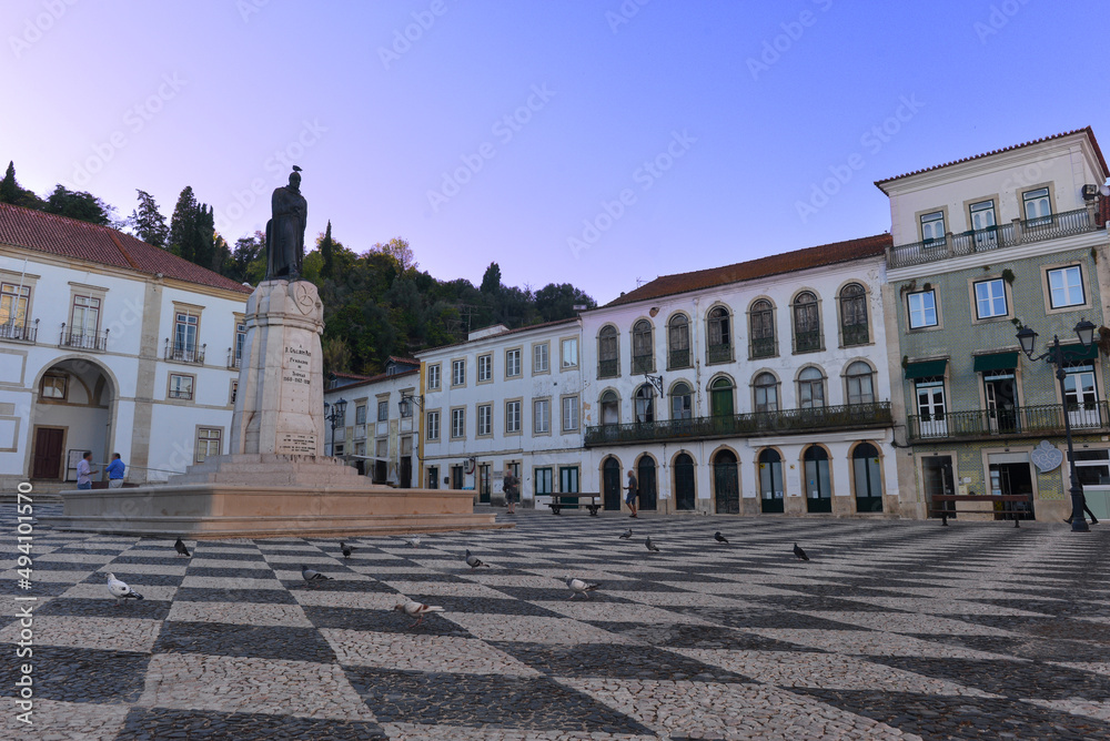 Praça da República in Tomar, Portugal 